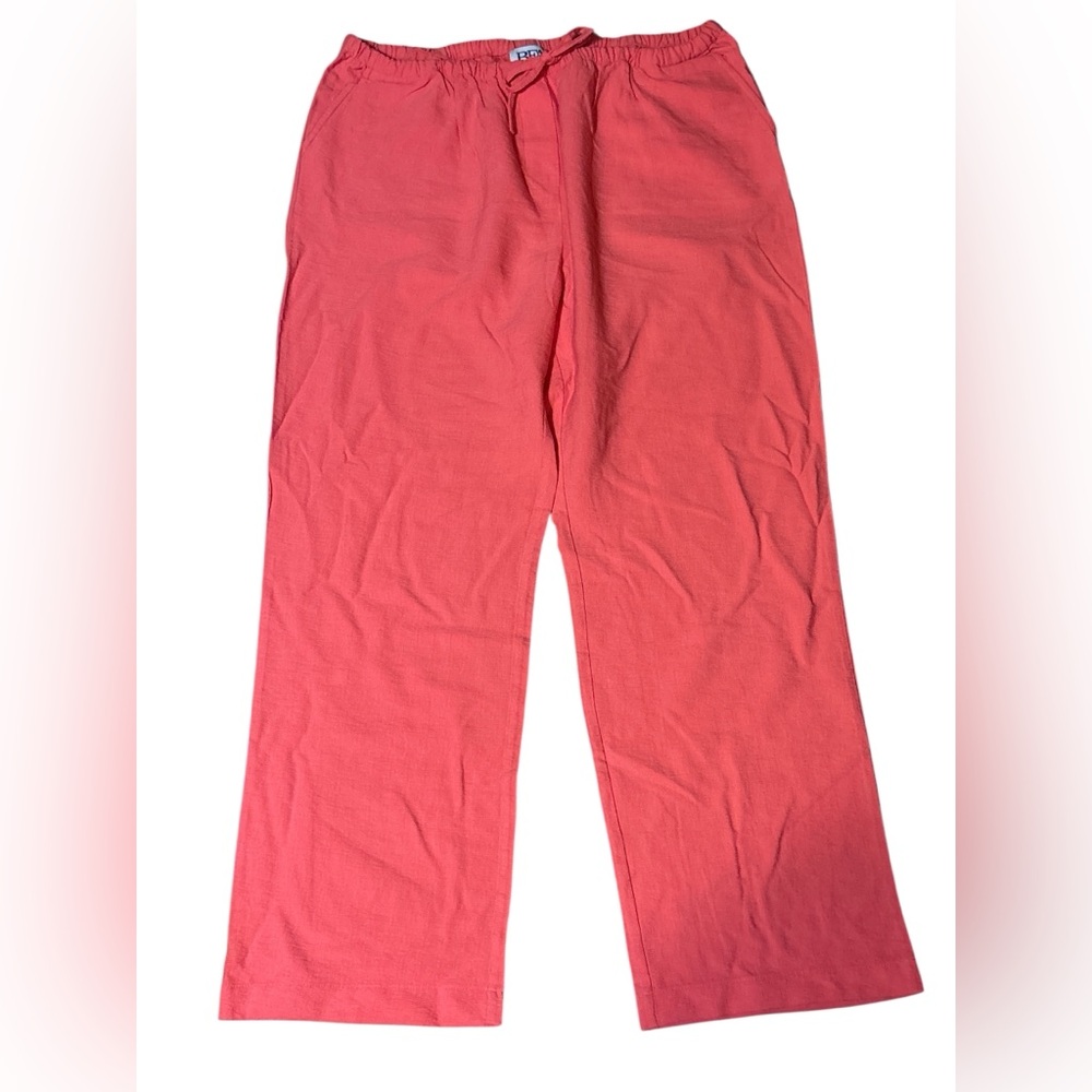BFA Classics Wide Leg Elastic/Tie Waist Pants